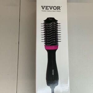 Vevor Pink and Black Hot Air Brush - Women Hair Styler